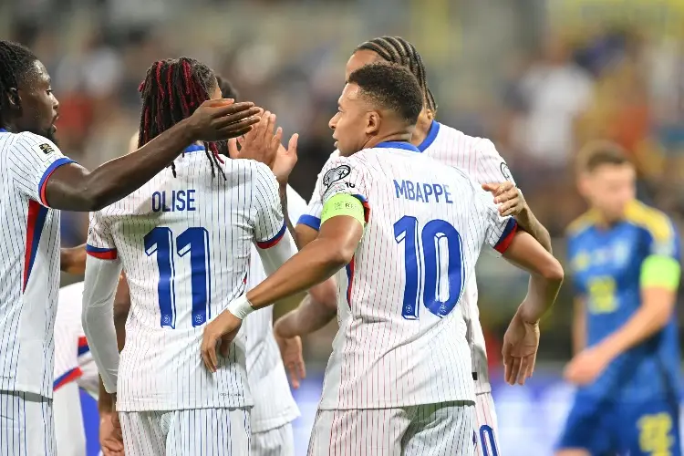 Francia derrota 2-0 a Ucrania con gol histórico de Mbappé rumbo al Mundial 2026