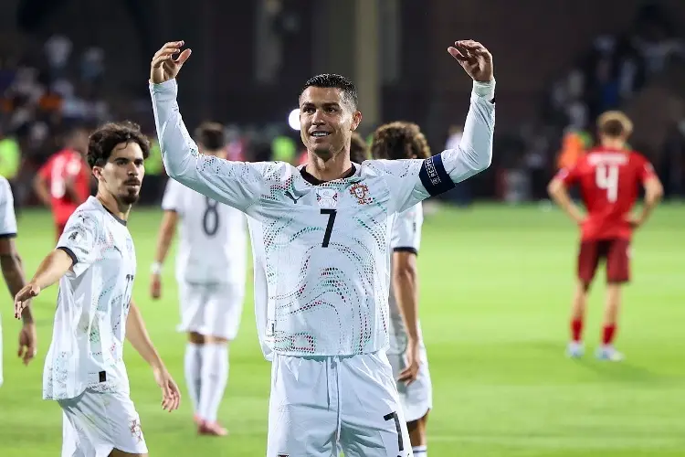 Cristiano Ronaldo anota doblete y Portugal destroza a su rival camino al Mundial 2026