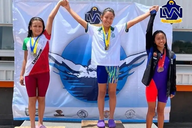 Liga Veracruzana de Natación cierra con éxito su ciclo de verano: logros en Xalapa y Puebla