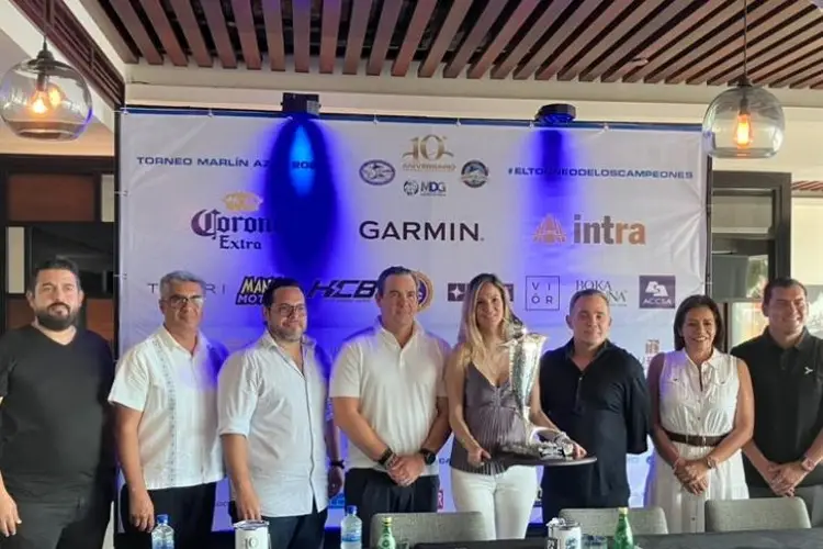 Presentan la décima edición del Torneo Marlin Azul 2025 de Masters del Golfo
