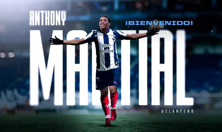 ¡Oficial! Anthony Martial llega a la Liga MX con los Rayados