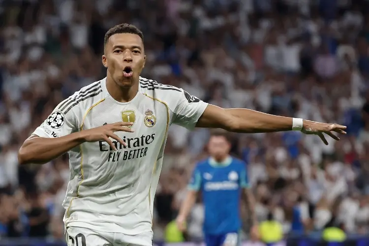 Mbappé encamina el debut victorioso del Real Madrid en la Champions League