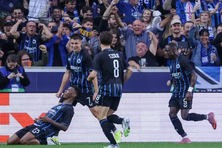 Club Brujas sorprende con goleada al Mónaco en la Champions