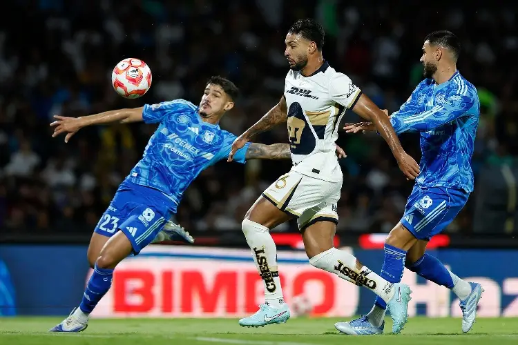 Tigres le saca el empate en el último minuto a los Pumas 
