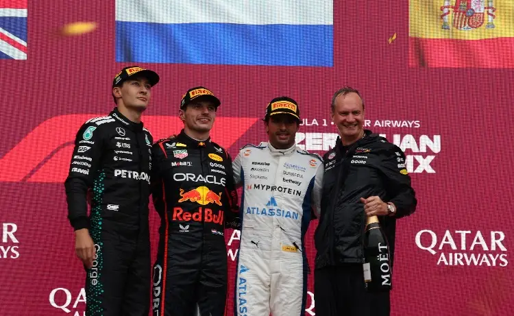 Las palabras de Verstappen tras ganar en Bakú
