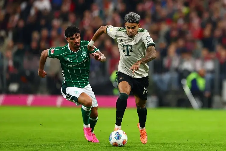 Bayern Múnich golea al Werder Bremen y se apodera de la Bundesliga 