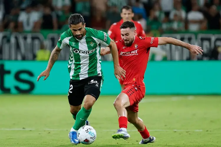 Real Betis se impone al Osasuna y se instala en zona de competencias europeas 