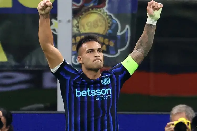Lautaro con doblete y triunfo en Champions