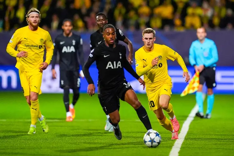 Tottenham no puede ante un valiente Bodo Glimt en la Champions League 