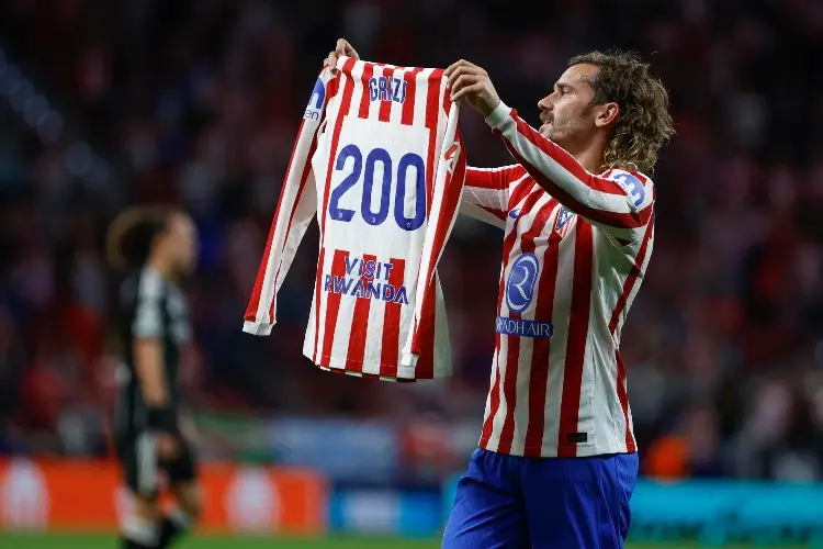 Griezmann alcanza 200 goles y se consolida como máximo goleador histórico del Atlético de Madrid