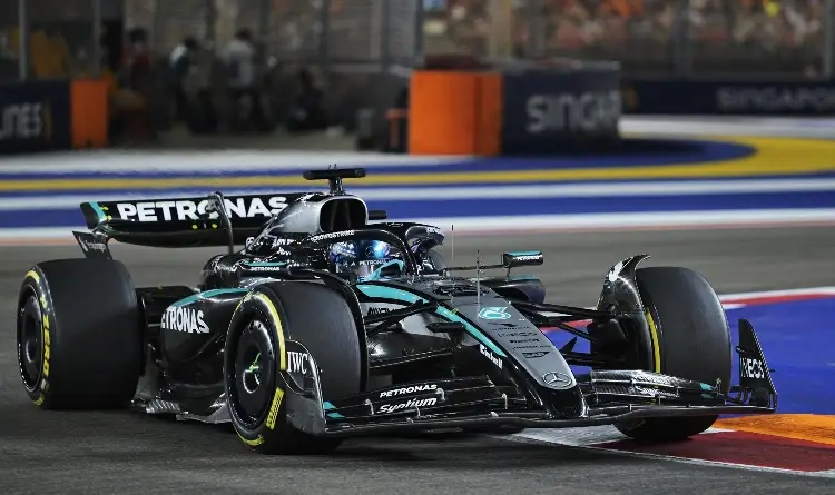 George Russell gana el Gran Premio de Singapur 2025