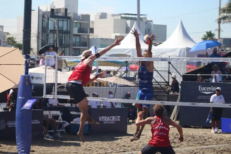 Suiza se lleva el tercer lugar masculino en el Beach Pro Tour Veracruz 2025