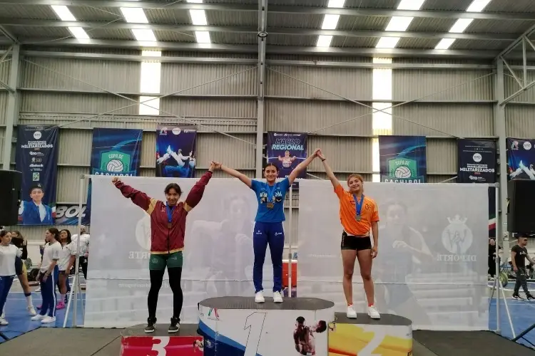 Pesistas veracruzanos brillan en el Campeonato Nacional Infantil