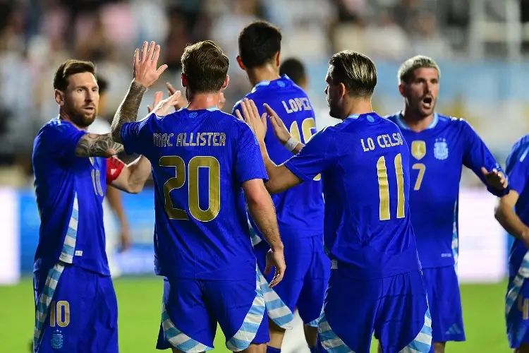 ¡Y eso que Messi no anotó! Argentina destroza a Puerto Rico 