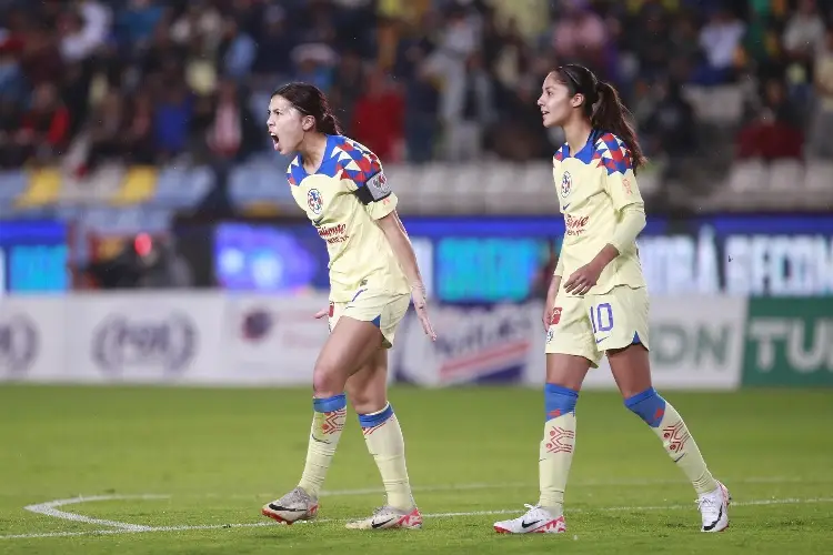 América se impone a Atlas en una lluvia de goles dentro de la Liga MX Femenil 