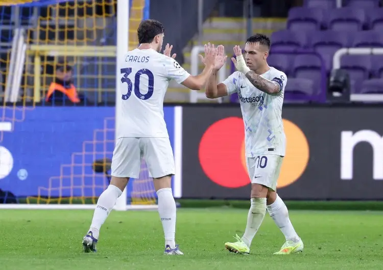 Lautaro Martínez comanda goleada del Inter de Milán en la Champions League