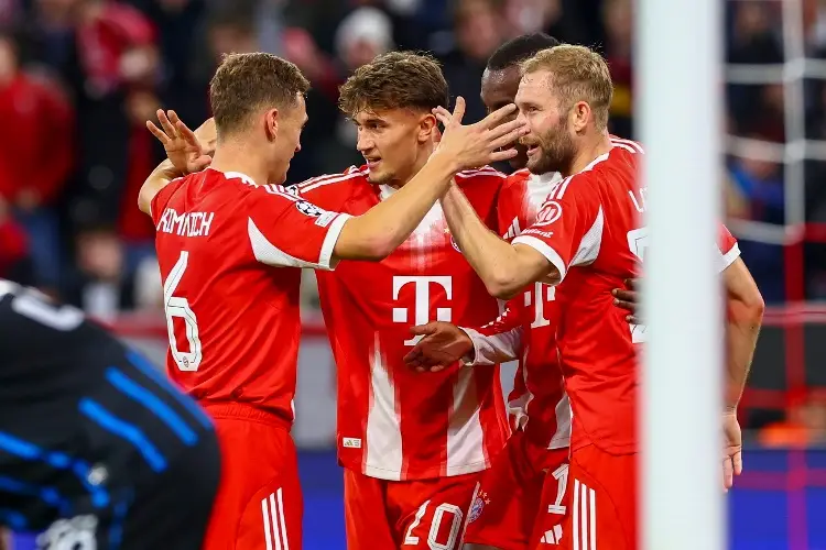Bayer Múnich se divierte y humilla al Brujas en la Champions League 