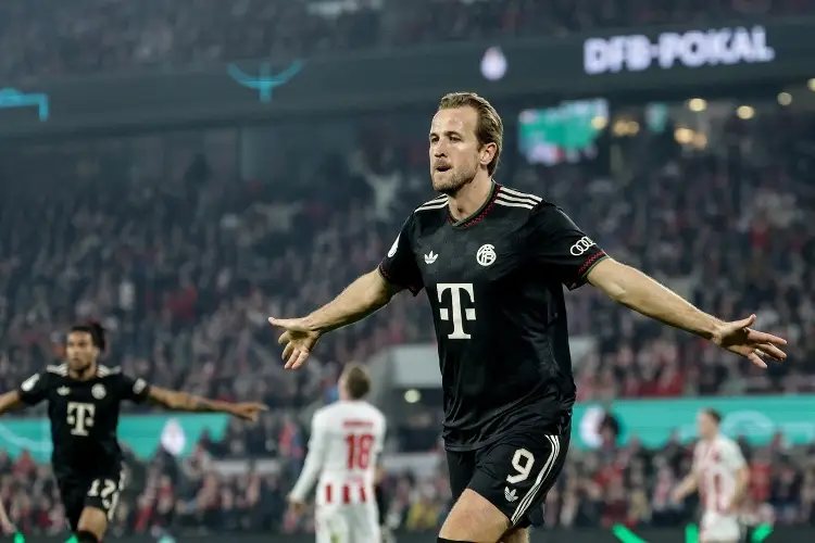 Harry Kane lidera goleada de un Bayern Múnich que avanza en la Copa de Alemania 
