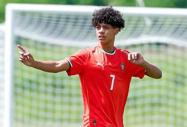 Cristiano Ronaldo Jr. debuta con la selección de Portugal Cristiano Ronaldo Jr. debuta con la selección de Portugal