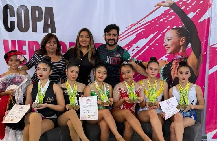 Club de Oro Veracruz brilla en la Copa  Nacional de Gimnasia Rítmica 2025 