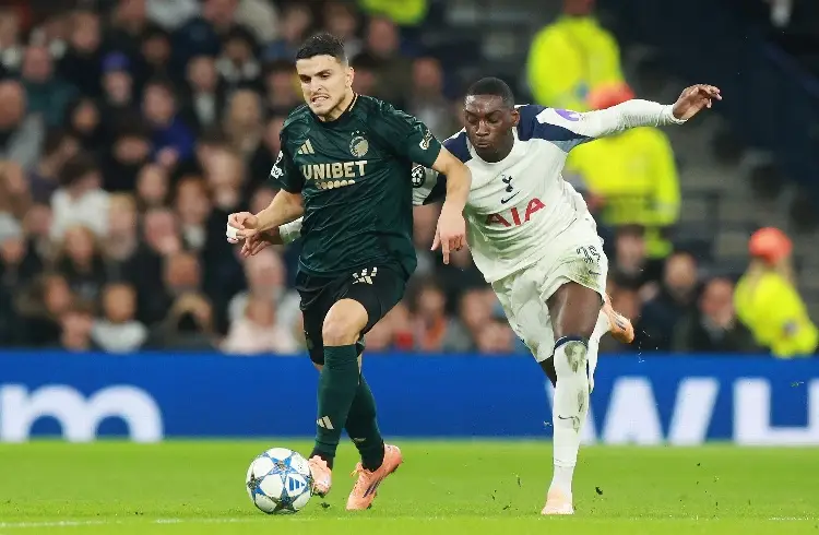 El Copenhague de Rodrigo Huescas es goleado por el Tottenham en Champions League