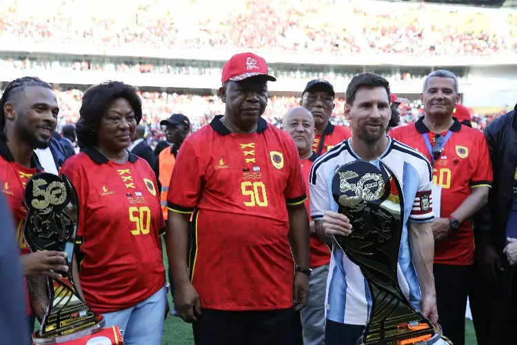 Messi lleva a Argentina a un nuevo triunfo, en su visita a Angola