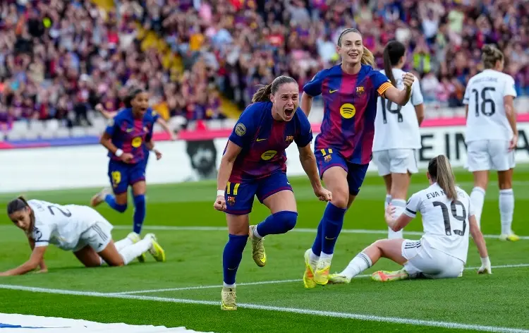 Barcelona destroza con goleada a Real Madrid en La Liga Femenina 