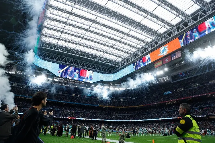 Más de 78 mil personas en el Bernabéu disfrutaron del primer juego de NFL en España