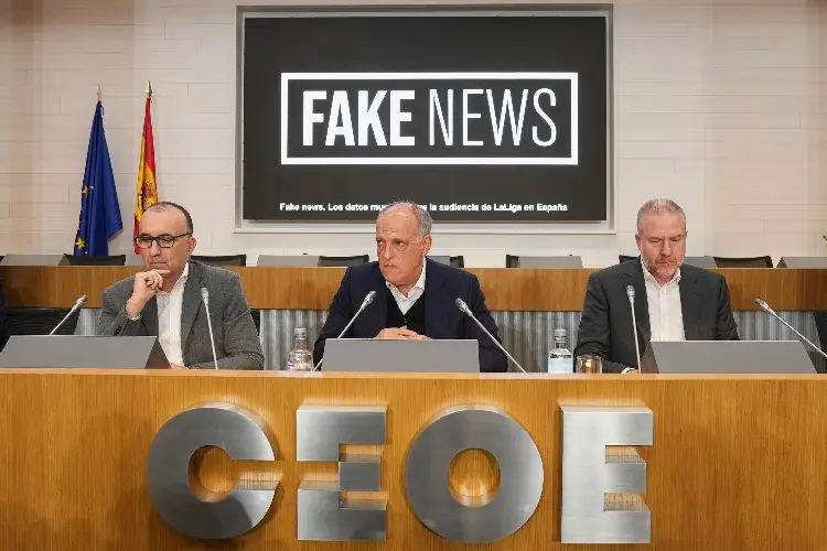 La Liga responde a Florentino Pérez y lo acusa de 'mesiánico, sectario y supremacista'