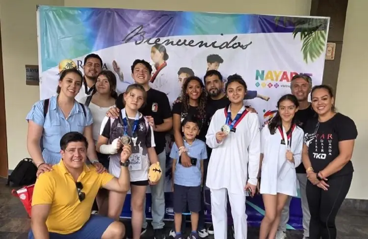 Veracruzanas destacan con 2 medallas en el Grand Slam de Taekwondo 2025