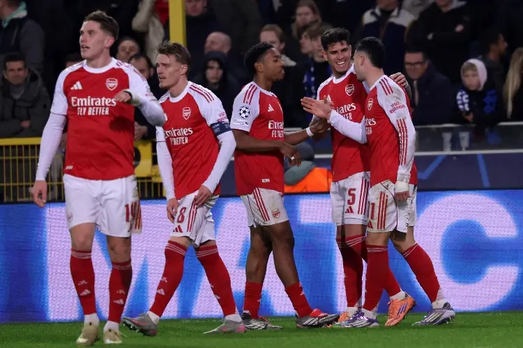 Arsenal vence al Brujas y clasifica a octavos de final en la Champions League