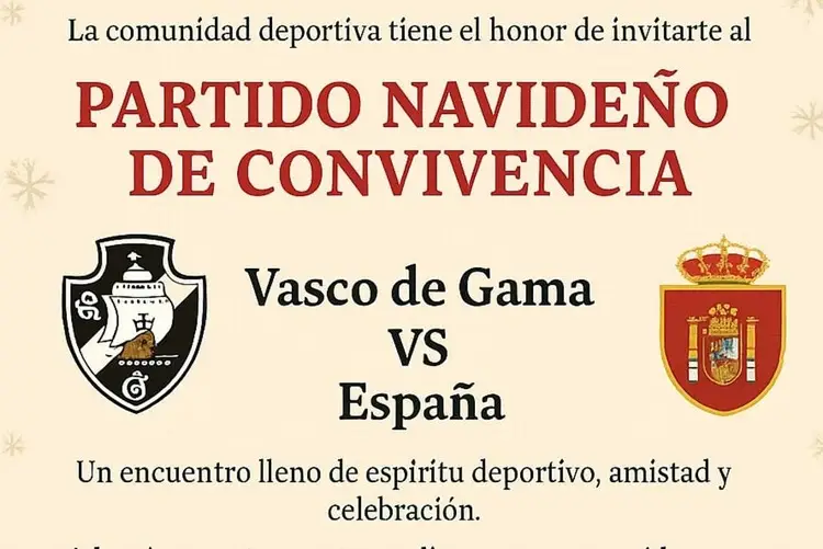 ¡Duelo histórico! Vasco de Gama y España protagonizarán Partido Navideño de Convivencia en Veracruz