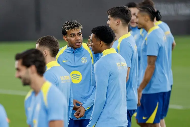 Lamine Yamal ya entrena y quiere jugar la Final de la Supercopa vs Real Madrid