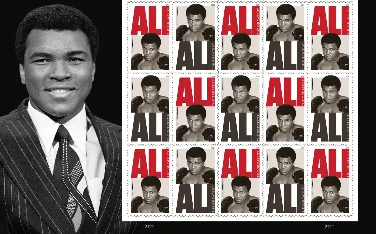 Mohamed Ali es reconocido con un sello postal conmemorativo 