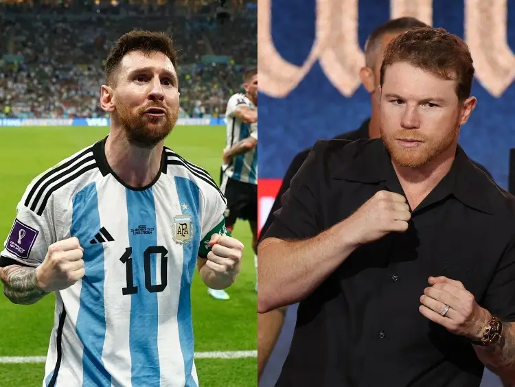 Messi confiesa lo que sintió cuando el 'Canelo' lo retó a golpes