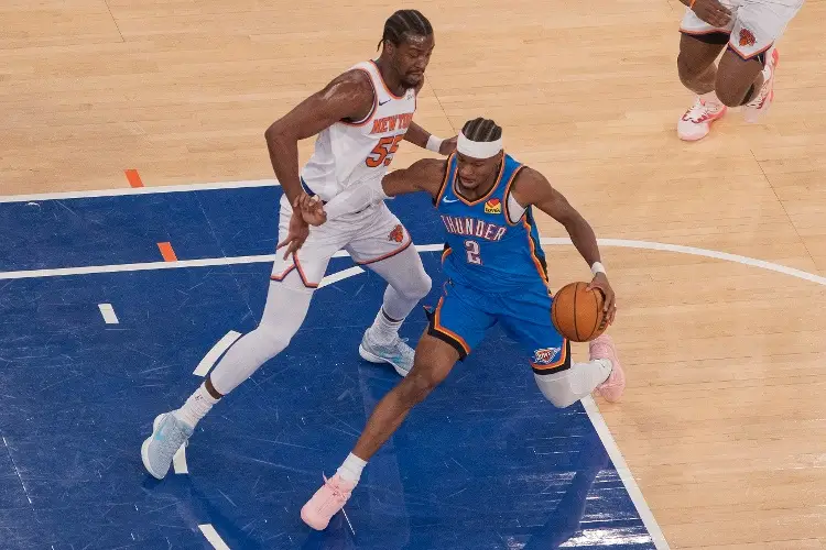 NBA: El Oklahoma City Thunder se impone a los New York Knicks 