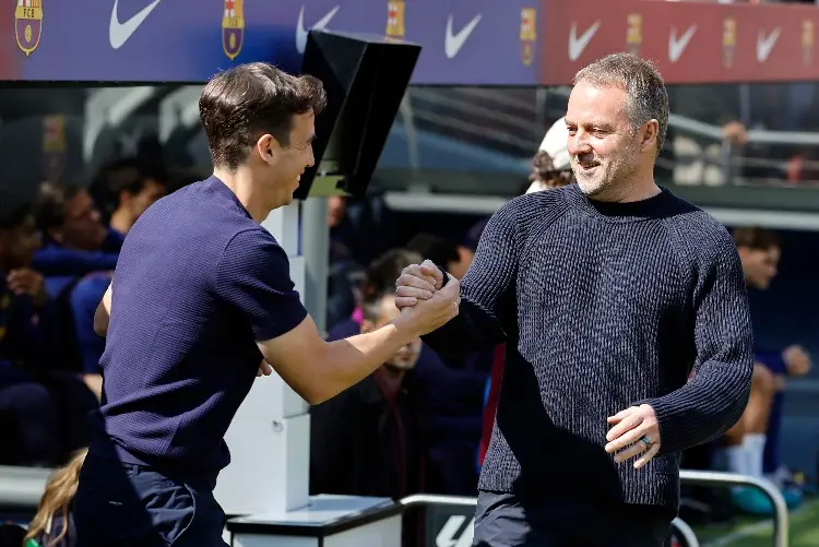 Hansi Flick celebra que el FC Barcelona está recuperando su nivel