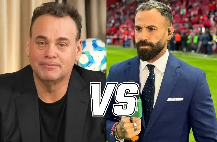 ¡Hasta con insultos! David Faitelson y Marc Crosas protagonizan fuerte pelea en programa en vivo (VIDEO)