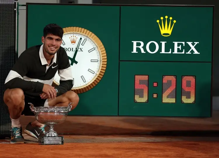 ¡No podrá defender su campeonato! Carlos Alcaraz es baja de Roland Garros