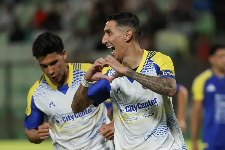 ¡Increíble! Ángel Di María anota por primera vez en la Copa Libertadores y su club golea 