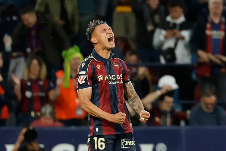 Levante consigue importante triunfo que lo saca de la zona de descenso