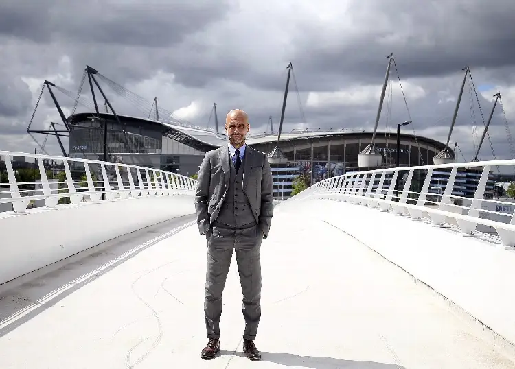 Pep Guardiola será inmortalizado en el estadio del Manchester City