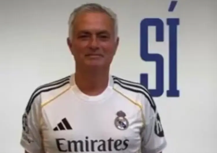 Mourinho y el video donde se le ve con la camiseta del Real Madrid