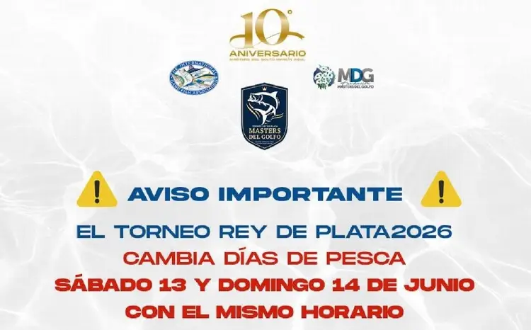Cambios en el Torneo Rey de Plata 2026 por condiciones meteorológicas 