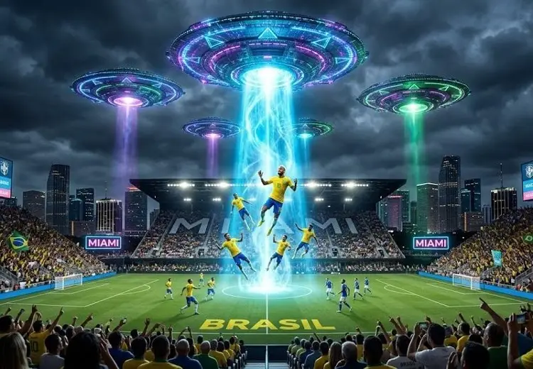 ¡Llegó el día! Aseguran que los ovnis interrumpirán juego de Brasil