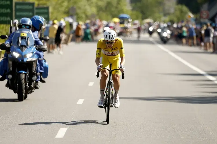 Lo que dijo Tadej Pogacar tras ganar la etapa 10 del Tour de Francia