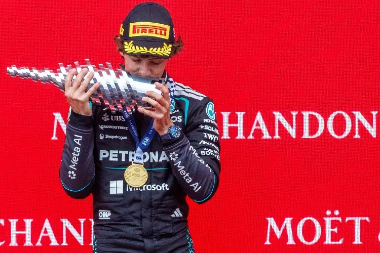Kimi Antonelli reafirma su liderato tras conquistar el GP de Bélgica