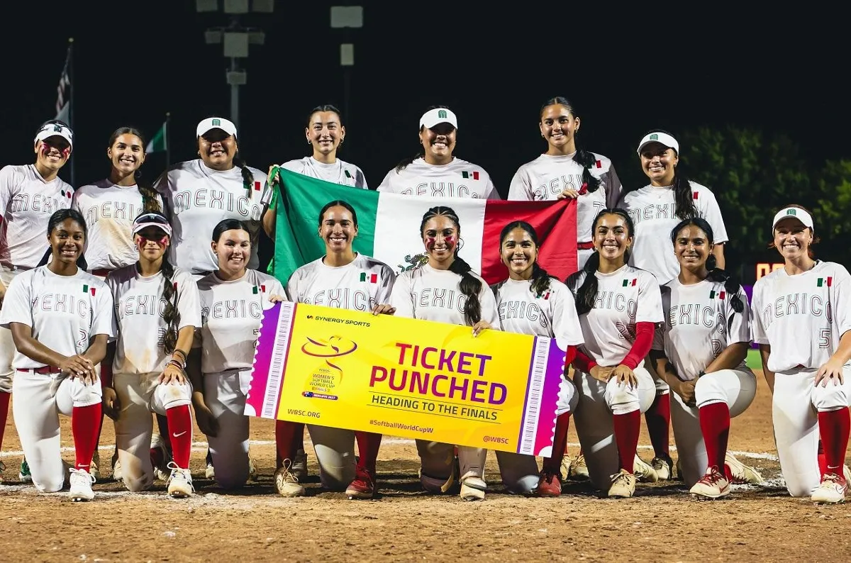 Con jugadoras de El Águila de Veracruz, México se mete a las Finales en el Mundial de Softbol 