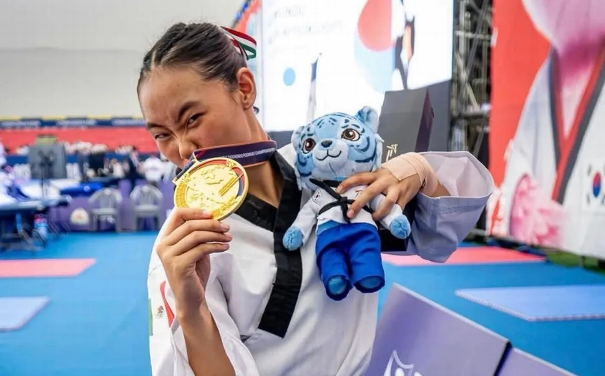 Mexicana Cecilia Lee se corona campeona mundial en Taekwondo Poomsae