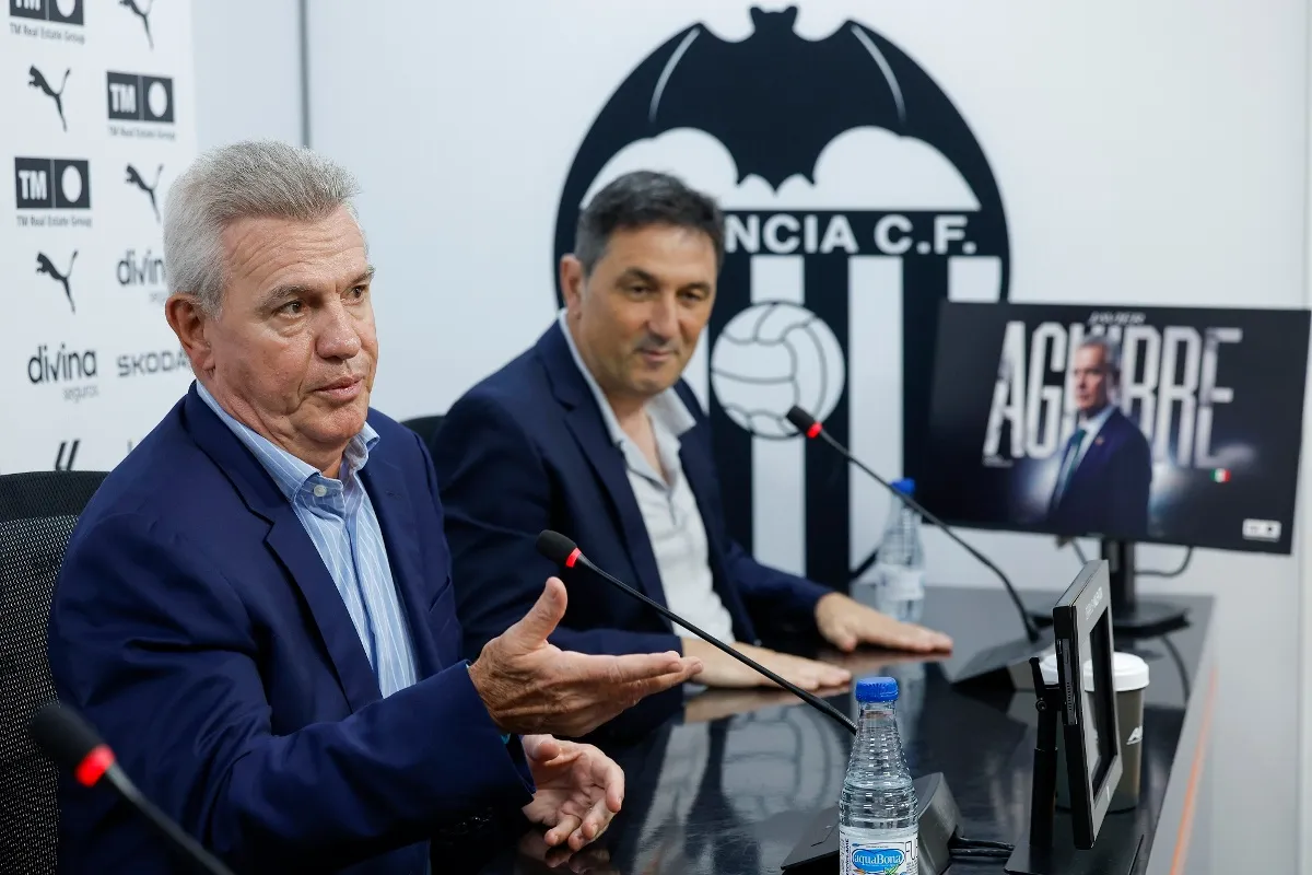 Javier Aguirre es presentado en Valencia: 'El plan inmediato es ganar'